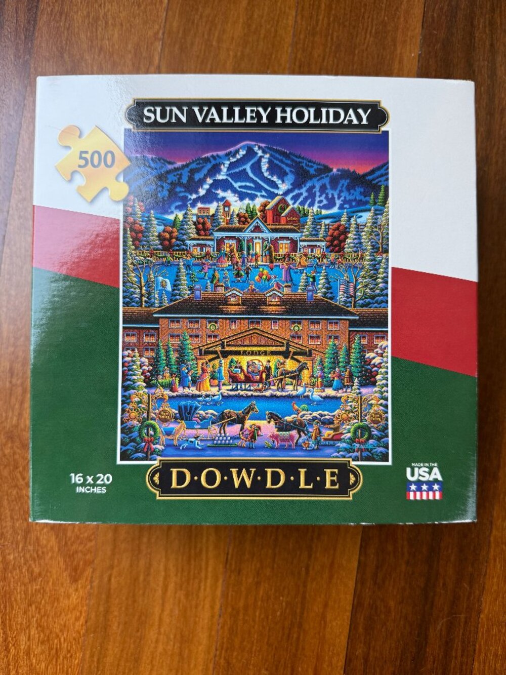 NEW Dowdle Sun Valley Holiday 500 Piece Puzzle